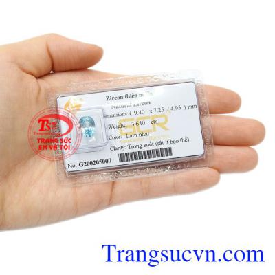 Đá Zircon giúp lưu thông máu tốt hơn, làm giảm sự lo âu, hồi hộp. Đá ép vỉ Zircon chất lượng