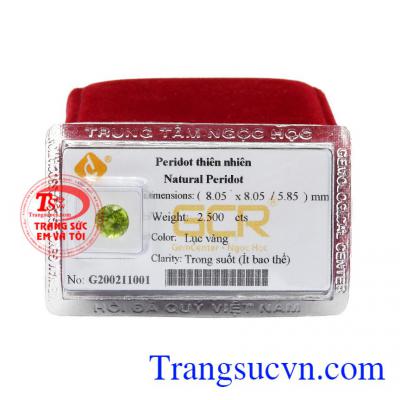 Chủ nhân sở hữu viên đá Peridot sẽ giúp đem lại cảm giác an toàn, xua đi nỗi sợ hãi trong bóng tối,Đá Peridot ép vỉ chất lượng