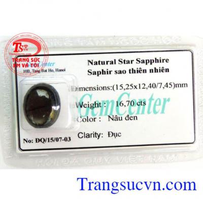 Đá quý saphir sao