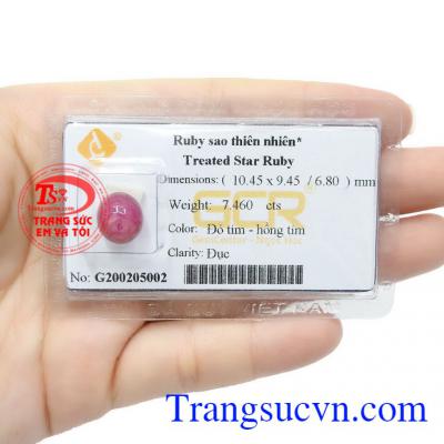 Người ta tin rằng, những người sở hữu viên đá quý này sẽ gặp được tình yêu tuyệt đích của đời mình và hạnh phúc viên mãn trong đời sống gia đình,Đá Ruby sao ép vỉ may mắn