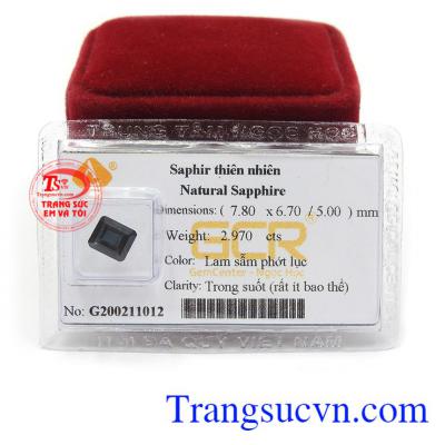 Đá sapphire ép vỉ cao cấp còn là viên đá của tình yêu, hôn nhân bền vững, sự giàu có và lòng chung thủy