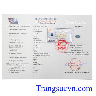 Giấy kiểm định