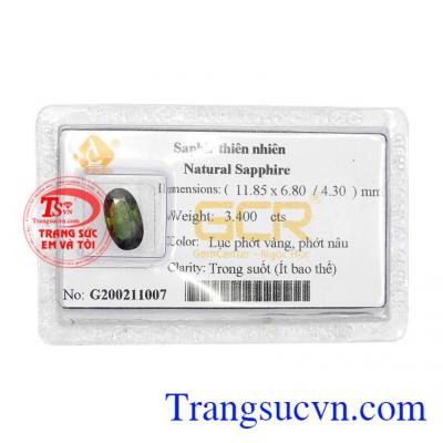 Đá Sapphire ép vỉ sang trọng