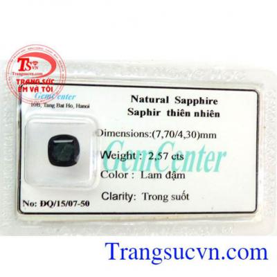 Mặt đá Sapphire thiên nhiên