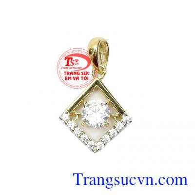 Mặt dây nữ vàng thời trang là sản phẩm mặt dây được nhập khẩu từ Hàn Quốc,Mặt dây nữ vàng thời trang