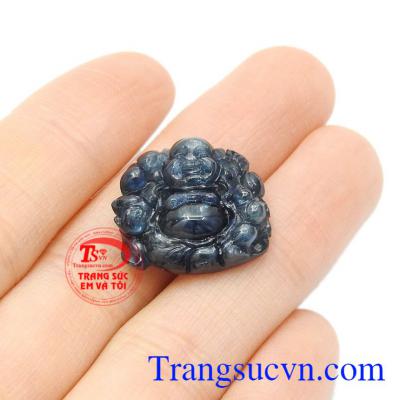 Sản phẩm được kiểm định từ trung tâm kiểm định đá quý đầy uy tín. Mặt phật Di Lặc Sapphire an lành