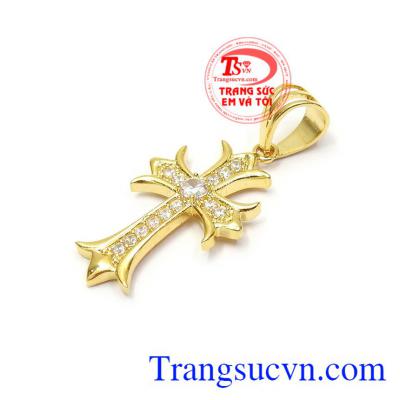 Đeo mặt thánh giá sẽ luôn mang lại bình an, may mắn và bảo hộ cho mỗi người Mặt thánh giá vàng sang trọng