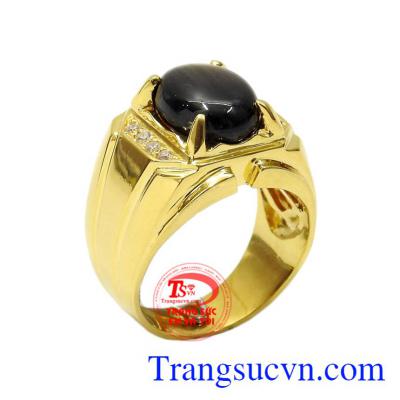 Nhẫn nam Sapphire phong độ