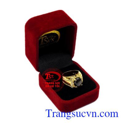 Nhẫn nam Sapphire phong độ