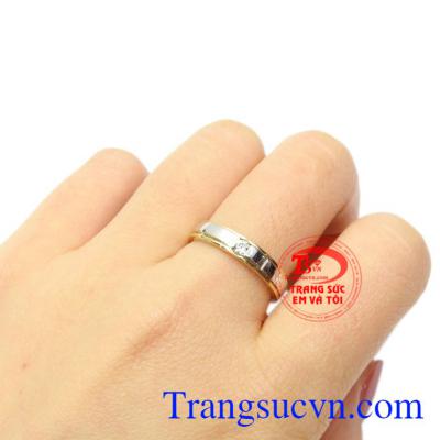 Nhẫn nữ vàng thịnh vượng bảo hành 6 tháng.