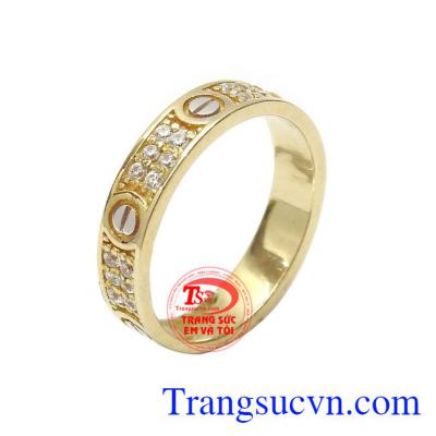 Nhẫn nữ vàng thời trang cá tính 10k nhập khẩu Korea bền đẹp, chất lượng, kiểu dáng độc đáo