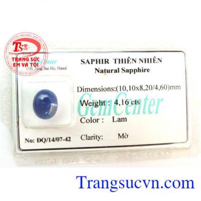 Saphire lam cabochon
