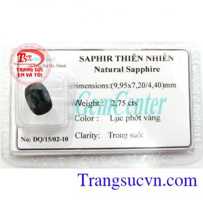 Sapphire màu xanh lục