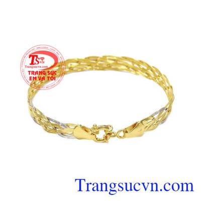 Vòng tay thời trang phong cách được thiết kế với kiểu dáng sang trọng và hợp thời trang. 