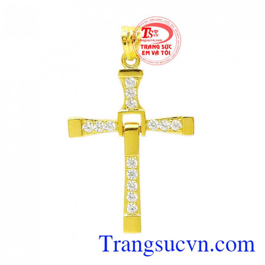 Mặt thánh giá vàng thịnh vượng