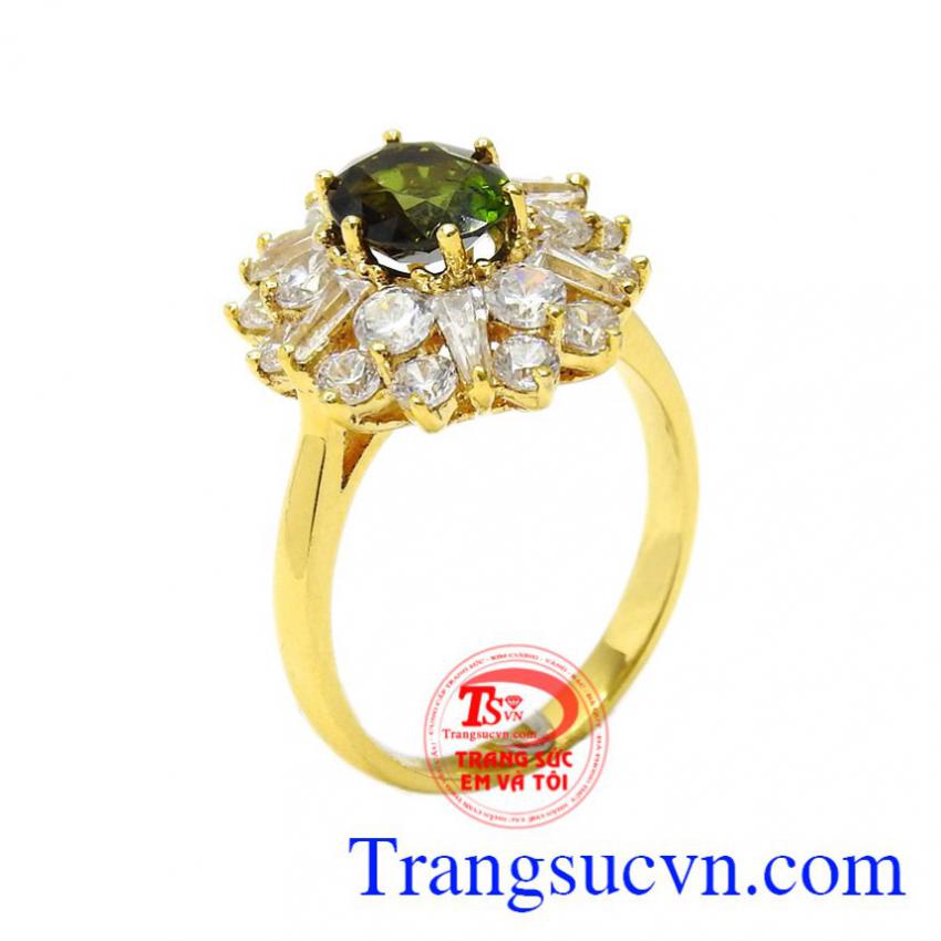 Nhẫn nữ Tourmaline sang trọng