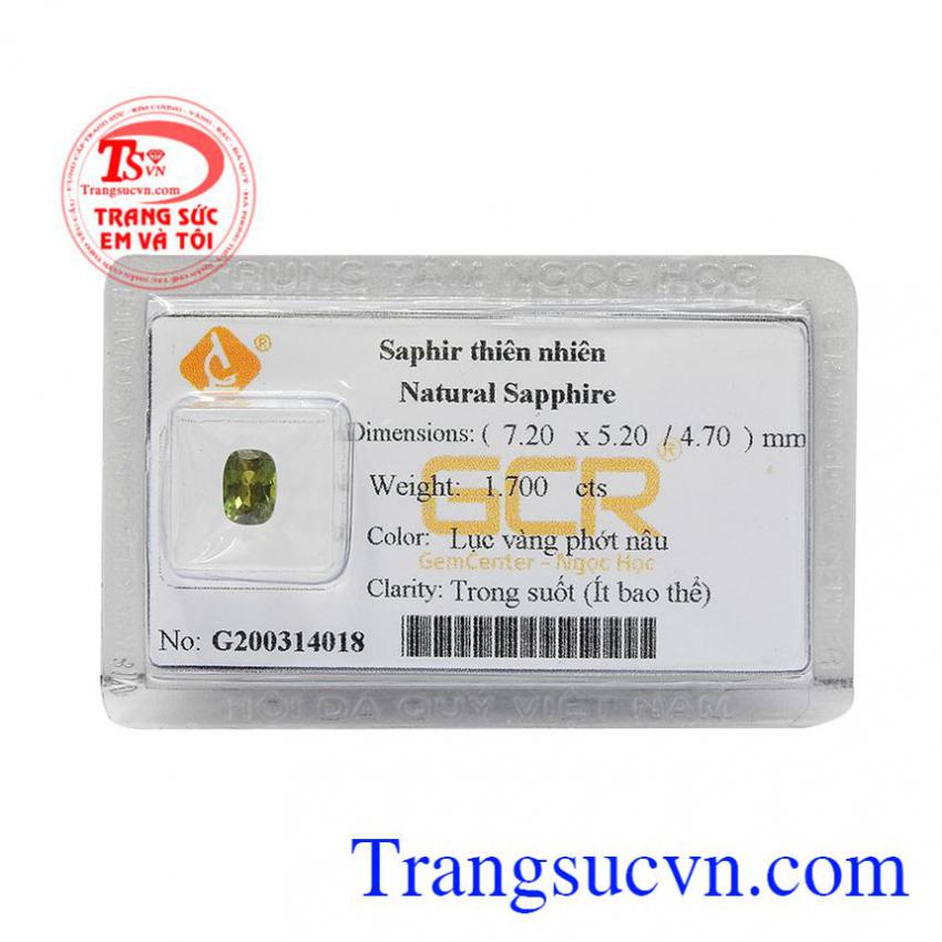 Viên saphir mệnh hỏa