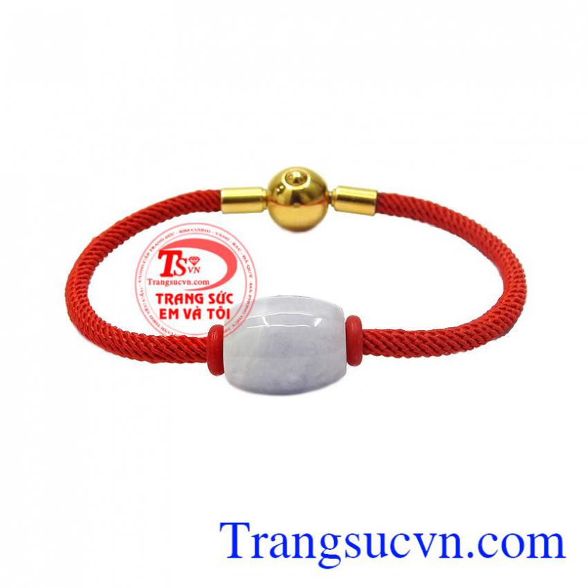 Vòng tay lu thống Jadeite may mắn