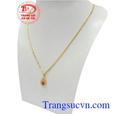 Với những ý nghĩa tuyệt vời trên bộ dây chuyền ruby là sản phẩm rất được phái đẹp ưa chuộng
