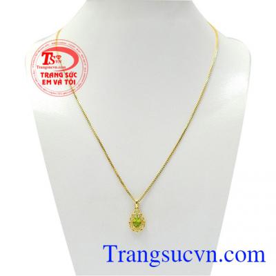 Bộ dây Peridot hình giọt nước