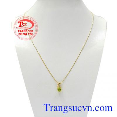 Bộ dây Peridot nhỏ nhắn là bộ sản phẩm đẹp mang đến sự nổi bật cho người đeo,Bộ dây Peridot nhỏ nhắn