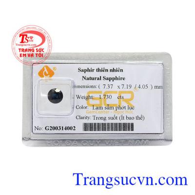 Đá Saphir lam mang vẻ đẹp hoàn hảo, sang trọng, màu sắc đẹp, chất lượng,Đá Saphir lam