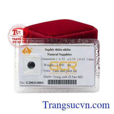 Sapphire là viên đá của tri thức, sáng suốt, giúp kích thích tâm trí và mang lại sự khôn ngoan của mỗi người,Đá Saphira đẹp