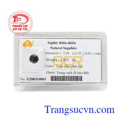 Đá saphire thiên nhiên facet là viên đá của tình yêu bền vững, sự giàu có, thịnh vượng và may mắn,Đá saphire thiên nhiên facet