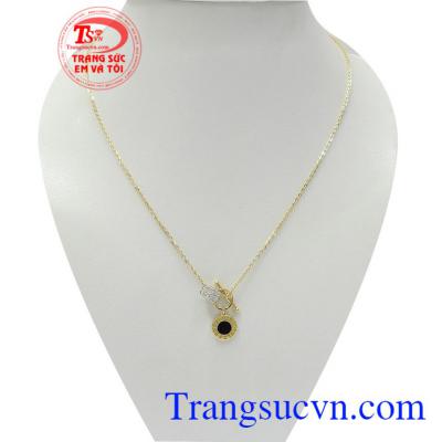 Dây chuyền nữ vàng thanh tú vàng 10k nhập khẩu Hàn Quốc tạo nên xu hướng thời trang cho phái đẹp
