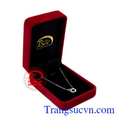 Dây liền mặt vàng trắng xinh xắn