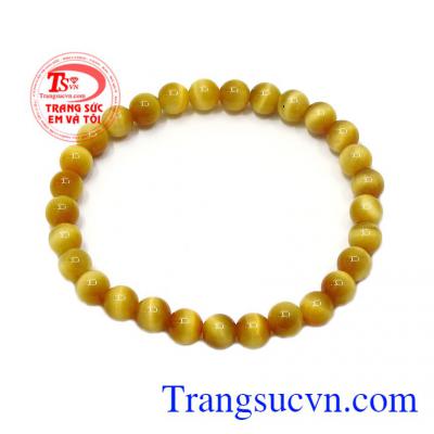 Sản phẩm được lựa chọn tỉ mỉ từng viên chất lượng để xâu thành chuỗi tay mang đến cho khách hàng sản phẩm ưng ý nhất,Đôi vòng tay mắt hổ 5 ly