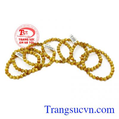 Khi làm việc gặp khó khăn, khó lòng kiên trì, chỉ muốn bỏ cuộc, hãy nắm đá phong thuỷ mắt hổ ở tay trái, kết hợp thở sâu, sẽ có được những phán đoán và hành động quả quyết, chính xác,Đôi vòng tay mắt hổ 5 ly