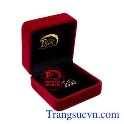 Hoa tai nữ cỏ bốn lá may mắn 10k