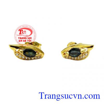Sapphire không chỉ là một món trang sức bình thường mà còn giúp kích thích tâm trí, là niềm hy vọng cho bất cứ ai cần đến sự giúp đỡ trong việc biến ý tưởng thành hiện thực,Hoa tai Sapphire sang trọng