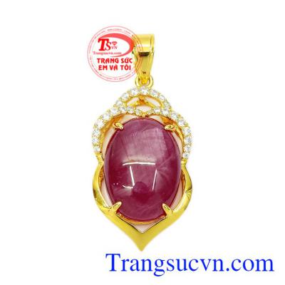 Mặt dây Ruby trang nhã