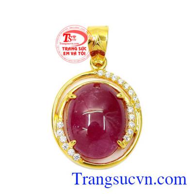 Mặt dây Ruby vòng xoáy ký ức