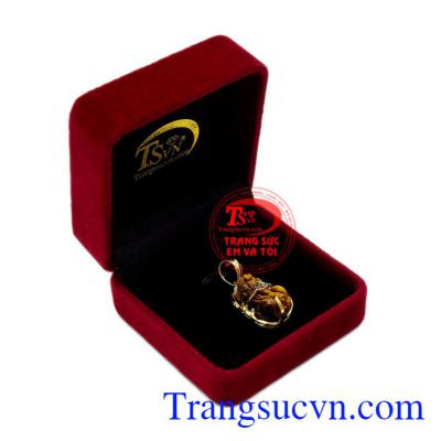 Mặt dây tỳ hưu mắt hổ tài lộc