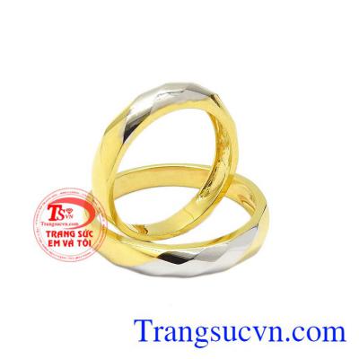 Với thiết kế tối giản mang lại sự trang nhã, thời thượng. Nhẫn cưới bên nhau mãi mãi