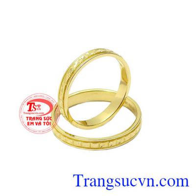 Thiết kế hợp thời trang, phong cách cho ngày đó thêm đặc biệt. Nhẫn cưới hôn nhân hạnh phúc