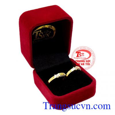 Nhẫn cưới vàng trang nhã