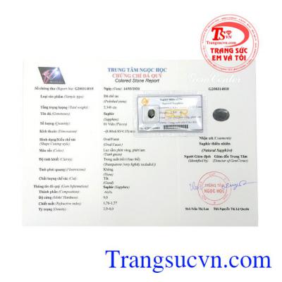 Sapphire chất lượng, sáng bóng