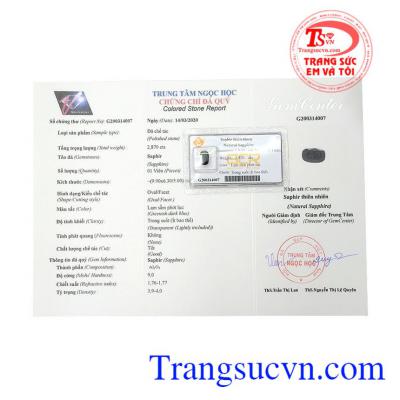 Sapphire tự nhiên chất lượng, uy tín, khách hàng tin dùng.