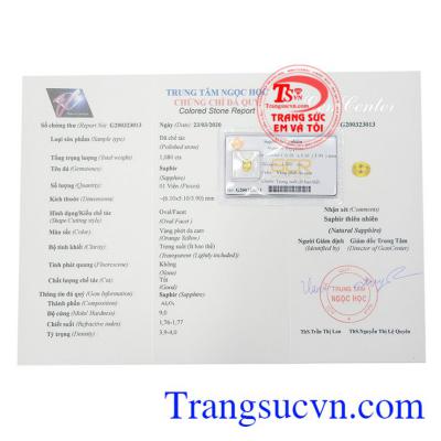 Giấy kiểm định