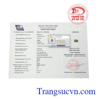 Đá saphir thiên nhiên mang nét đẹp cuốn hút và đầy mê hoặc. Viên saphir mệnh hỏa