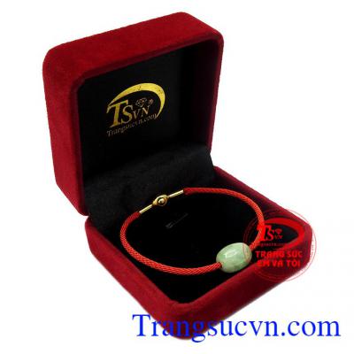 Vòng tay lu thống Jadeite xinh xắn