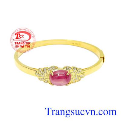 Vòng tay ruby sao lấp lánh