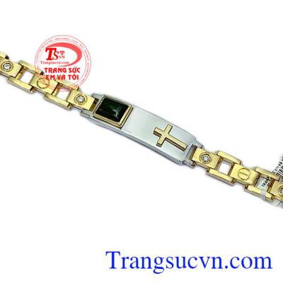 Lắc tay vàng thánh giá bình an mang lại sự sang trọng, lịch lãm và phong độ cho phái mạnh