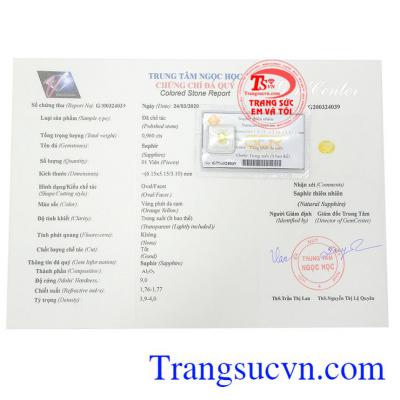 Giấy kiểm định