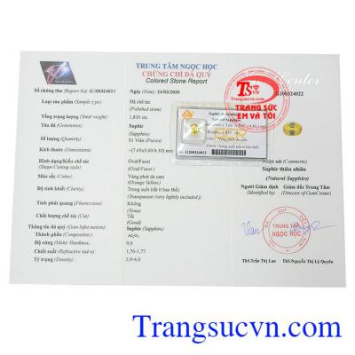 Giấy kiểm định