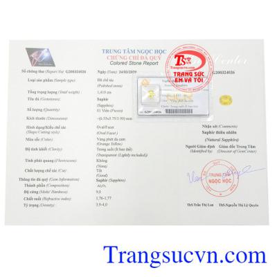 Giấy kiểm định